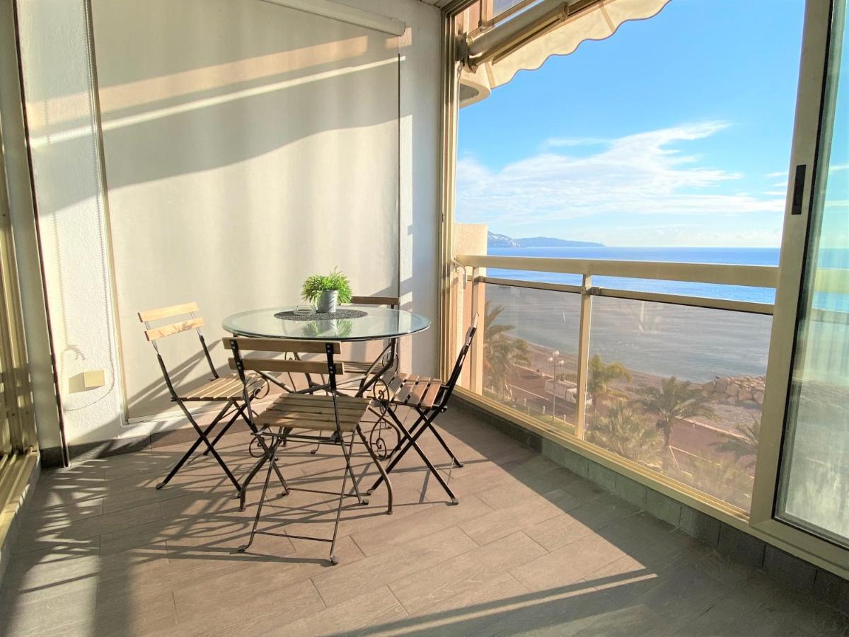 Sea Front - Panoramic Sea View Studio With Terrace Nice Eksteriør billede
